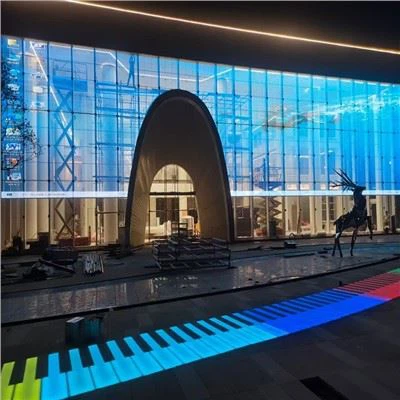 外装グリル広告 LED ディスプレイ